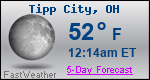 Weather Forecast for Tipp City, OH