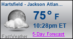 Weather Forecast for Hartsfield - Jackson Atlanta International Airport, GA