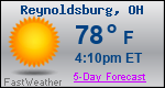 Weather Forecast for Reynoldsburg, OH