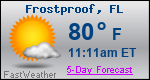 Weather Forecast for Frostproof, FL