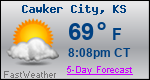 Weather Forecast for Cawker City, KS
