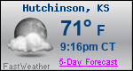 Weather Forecast for Hutchinson, KS