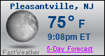 Weather Forecast for Pleasantville, NJ