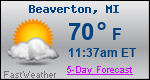 Weather Forecast for Beaverton, MI
