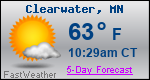 Weather Forecast for Clearwater, MN