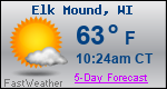 Weather Forecast for Elk Mound, WI