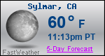 Weather Forecast for Sylmar, CA