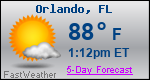 Weather Forecast for Orlando, FL