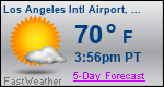 Weather Forecast for Los Angeles International Airport, CA