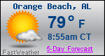Weather Forecast for Orange Beach, AL