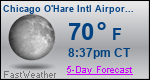 Weather Forecast for Chicago O'Hare International Airport, IL