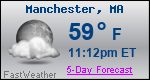 Weather Forecast for Manchester, MA