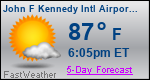 Weather Forecast for John F Kennedy International Airport, NY