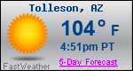 Weather Forecast for Tolleson, AZ
