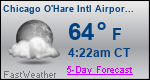 Weather Forecast for Chicago O'Hare International Airport, IL