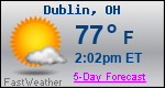 Weather Forecast for Dublin, OH
