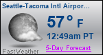 Weather Forecast for Seattle-Tacoma International Airport, WA