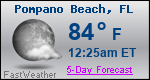Weather Forecast for Pompano Beach, FL