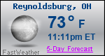 Weather Forecast for Reynoldsburg, OH