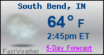 Weather Forecast for South Bend, IN