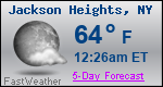 Weather Forecast for Jackson Heights, NY