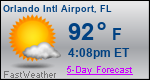 Weather Forecast for Orlando International Airport, FL