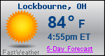 Weather Forecast for Lockbourne, OH
