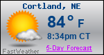 Weather Forecast for Cortland, NE