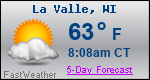 Weather Forecast for La Valle, WI