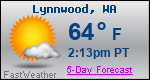 Weather Forecast for Lynnwood, WA
