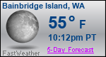 Weather Forecast for Bainbridge Island, WA