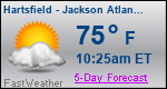 Weather Forecast for Hartsfield - Jackson Atlanta International Airport, GA