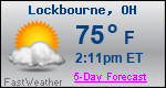 Weather Forecast for Lockbourne, OH