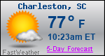 Weather Forecast for Charleston, SC