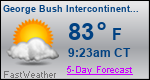 Weather Forecast for George Bush Intercontinental/Houston Airport, TX