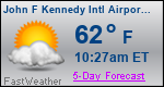 Weather Forecast for John F Kennedy International Airport, NY