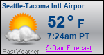 Weather Forecast for Seattle-Tacoma International Airport, WA
