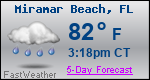 Weather Forecast for Miramar Beach, FL