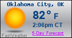 Weather Forecast for Oklahoma City, OK
