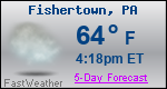 Weather Forecast for Fishertown, PA