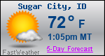 Weather Forecast for Sugar City, ID