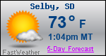 Weather Forecast for Selby, SD