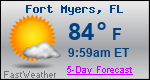 Weather Forecast for Fort Myers, FL