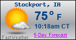 Weather Forecast for Stockport, IA