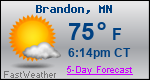 Weather Forecast for Brandon, MN