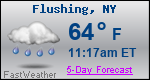 Weather Forecast for Flushing, NY