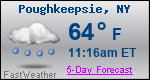 Weather Forecast for Poughkeepsie, NY