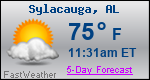 Weather Forecast for Sylacauga, AL
