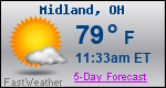 Weather Forecast for Midland, OH