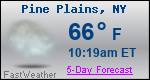 Weather Forecast for Pine Plains, NY